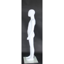 Egg Head White colored Unisex full body Child Mannequin CB10E-WT