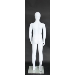 Egg Head White colored Unisex full body Child Mannequin CB10E-WT