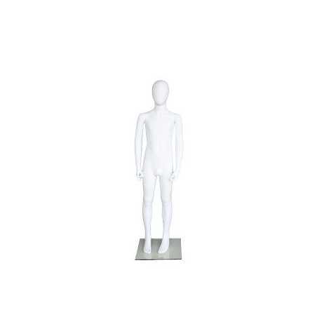 Egg Head White colored Unisex full body Child Mannequin CB10E-WT