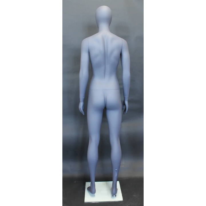 used Matte Grey Athletic Egg Head Female Mannequin -SFW51E-Grey