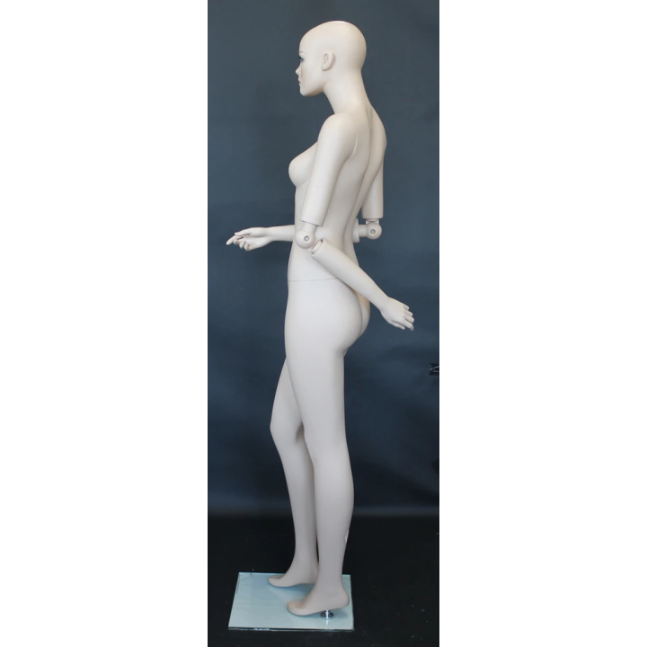 used Female Mannequin with Bendable Arms Face Make up- SFW39-FT