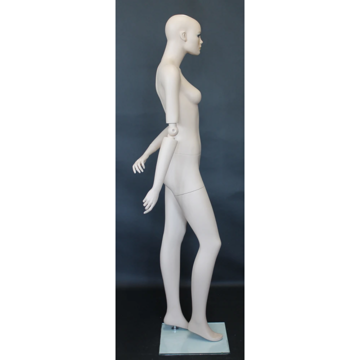 used Female Mannequin with Bendable Arms Face Make up- SFW39-FT
