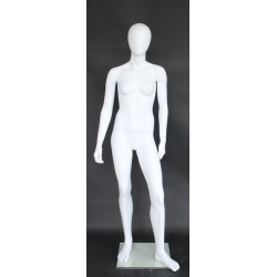 Small Size Egg Head Full body Female Mannequin -CF17E-WT