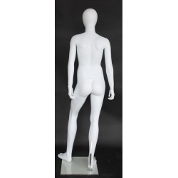 Small Size Egg Head Full body Female Mannequin -CF17E-WT