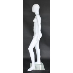 Small Size Egg Head Full body Female Mannequin -CF17E-WT