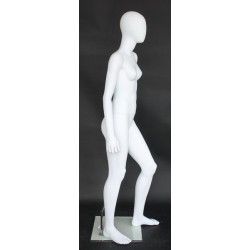 Small Size Egg Head Full body Female Mannequin -CF17E-WT