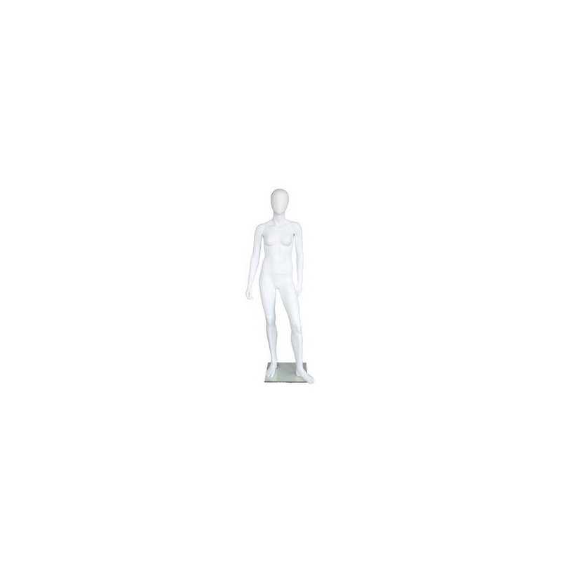 Small Size Egg Head Full body Female Mannequin -CF17E-WT