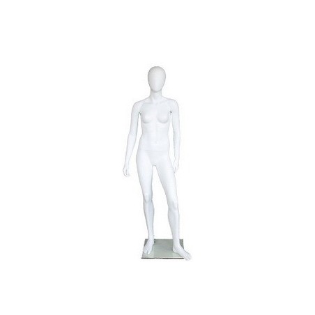 Small Size Egg Head Full body Female Mannequin -CF17E-WT