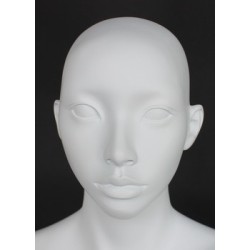 Small Size Abstract face Head Full body Female Mannequin -CF17-WT