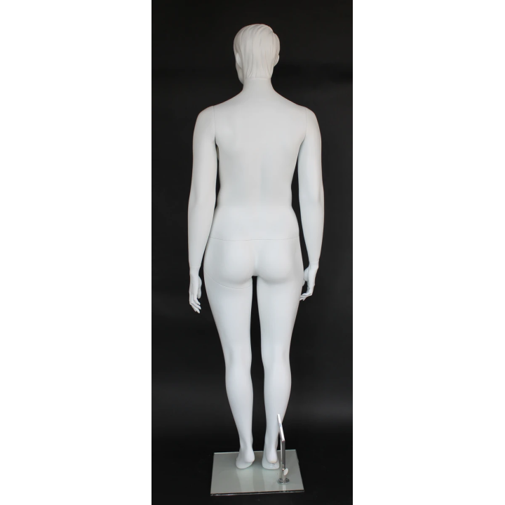 USED Featured Face White Plus size Female Mannequin- PLUS-6 WT