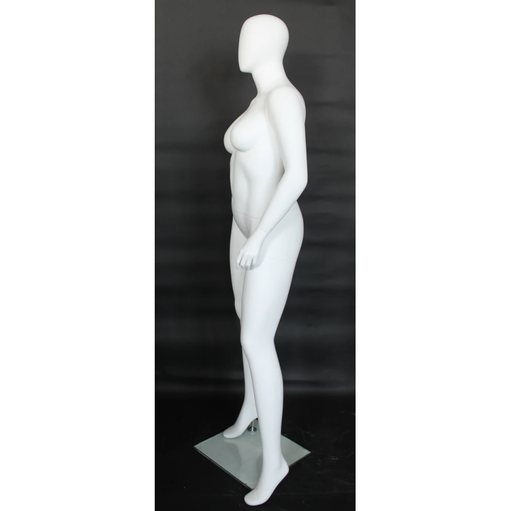 USED Egg Head Matte White Plus size Female Mannequin- PLUS-99