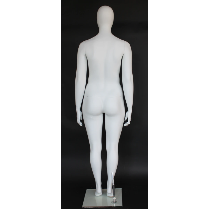USED Egg Head Matte White Plus size Female Mannequin- PLUS-55