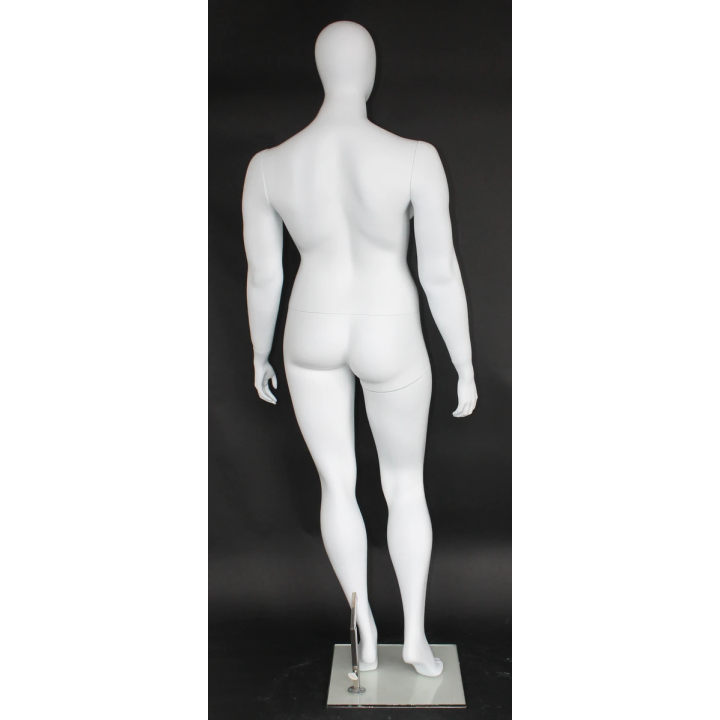 USED Egg Head Matte White Plus size Female Mannequin- PLUS-22