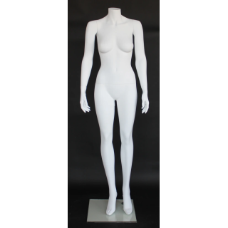 USED Headless Full Body Female Mannequin Matte White STW111-WT