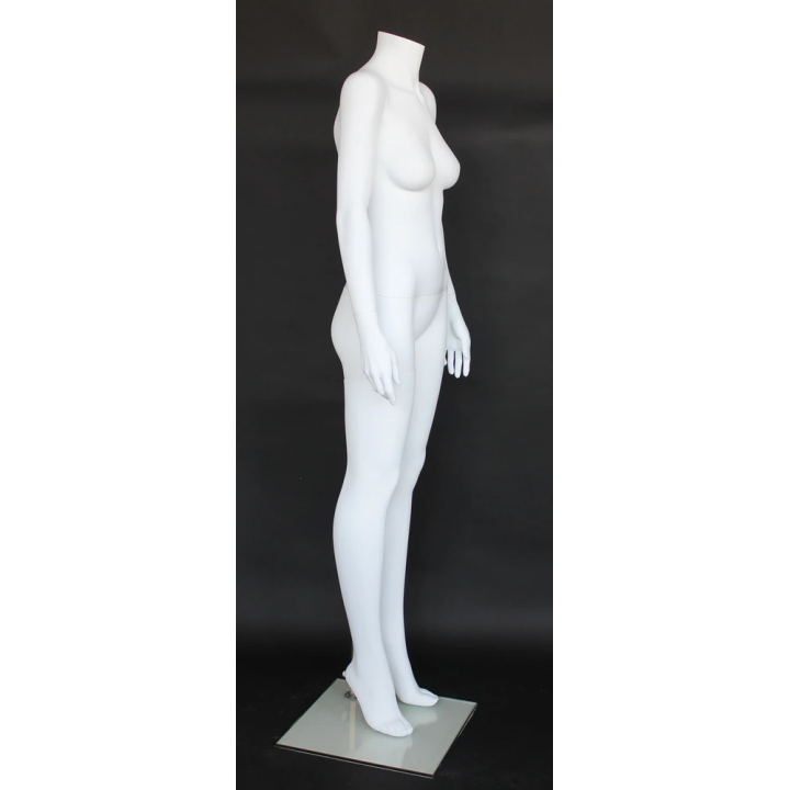 USED Headless Full Body Female Mannequin Matte White STW111-WT