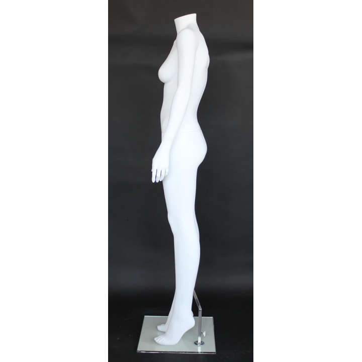 USED Headless Full Body Female Mannequin Matte White STW111-WT
