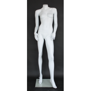USED Headless Full Body Female Mannequin Matte White STW117-WT