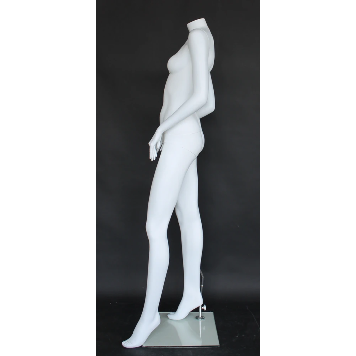 USED Headless Full Body Female Mannequin Matte White STW117-WT