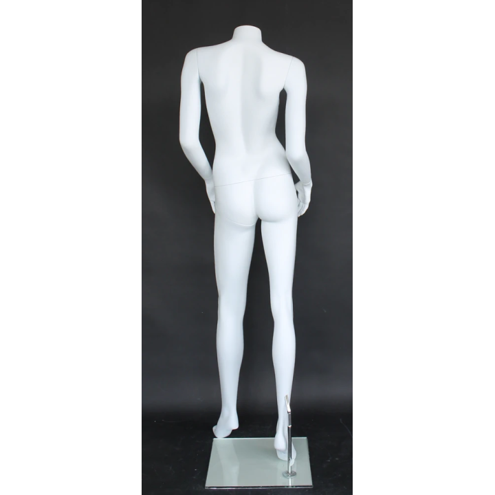 USED Headless Full Body Female Mannequin Matte White STW117-WT