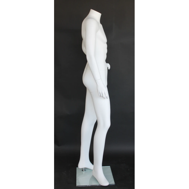 USED Headless Full Body Male Mannequin with hand on waist STM004-WT