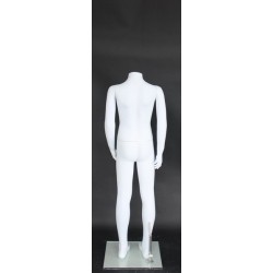 Headless White colored Unisex full body Child Mannequin CBH10-WT