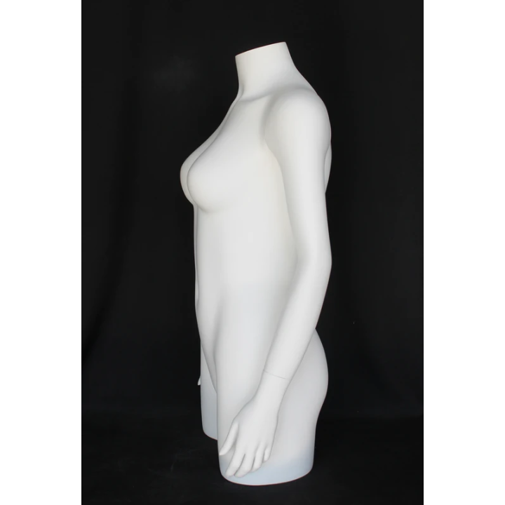 USED 31 in H 3Q Body Female Torso With Arms Display Form mannequin  FT21-WT