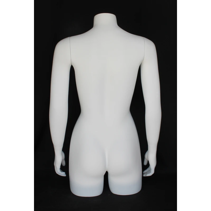 USED 31 in H 3Q Body Female Torso With Arms Display Form mannequin  FT21-WT