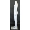 5 ft 1in Headless Male Mannequin Small Size Matte White CBH20-WT