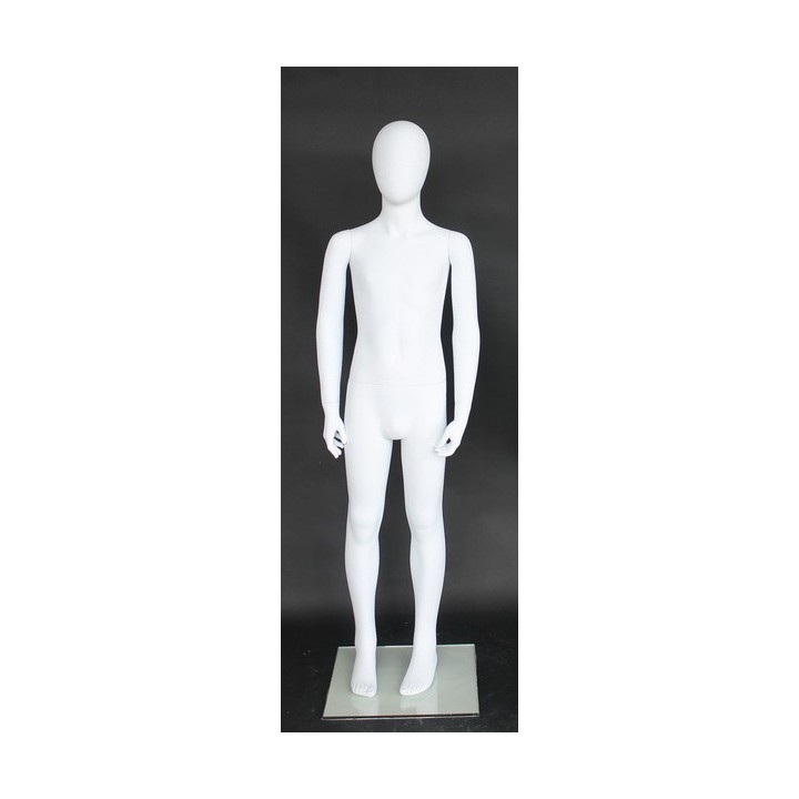 USED Egg Head White Unisex full body Child Mannequin CB10E-WT