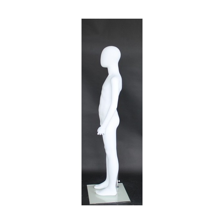 USED Egg Head White Unisex full body Child Mannequin CB10E-WT