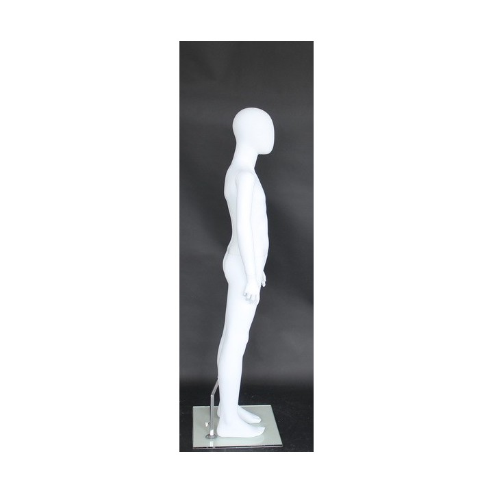 USED Egg Head White Unisex full body Child Mannequin CB10E-WT