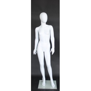 USED Egg Head White full body Teenage Girl Mannequin CF13E-WT