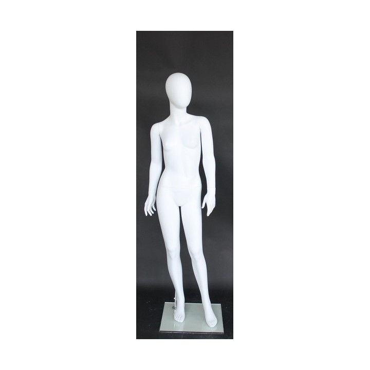 USED Egg Head White full body Teenage Girl Mannequin CF13E-WT