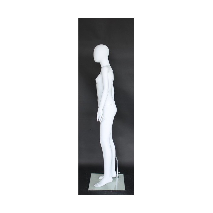 USED Egg Head White full body Teenage Girl Mannequin CF13E-WT