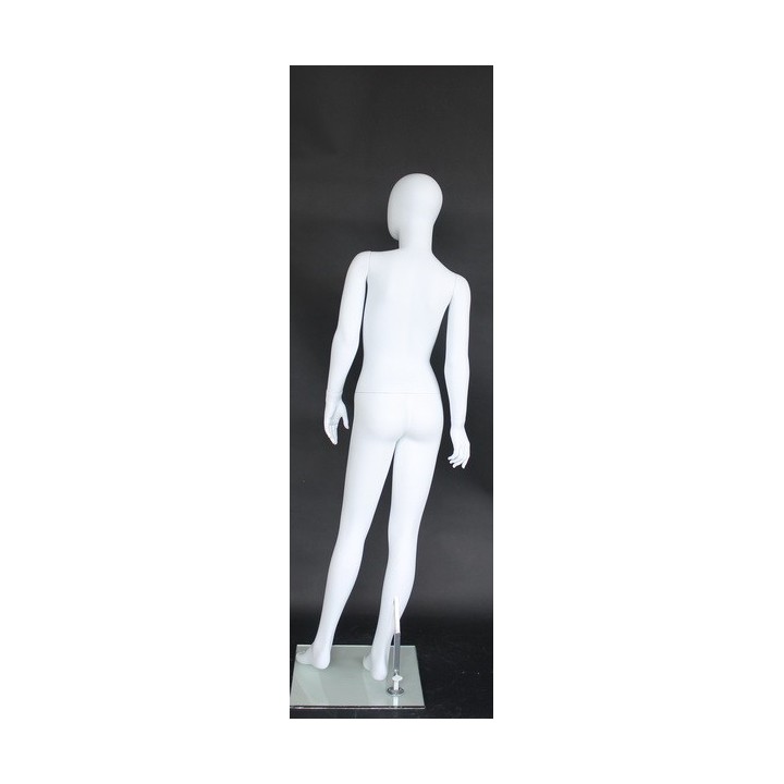 USED Egg Head White full body Teenage Girl Mannequin CF13E-WT