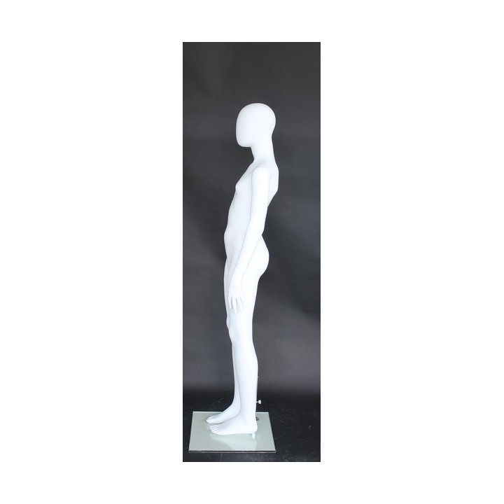 USED 5 ft Egg Head White full body Teenage Mannequin CB16E-WT