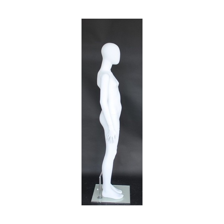 USED 5 ft Egg Head White full body Teenage Mannequin CB16E-WT