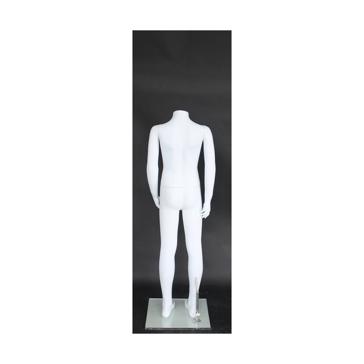used Headless White colored Unisex full body Child Mannequin CBH10-WT