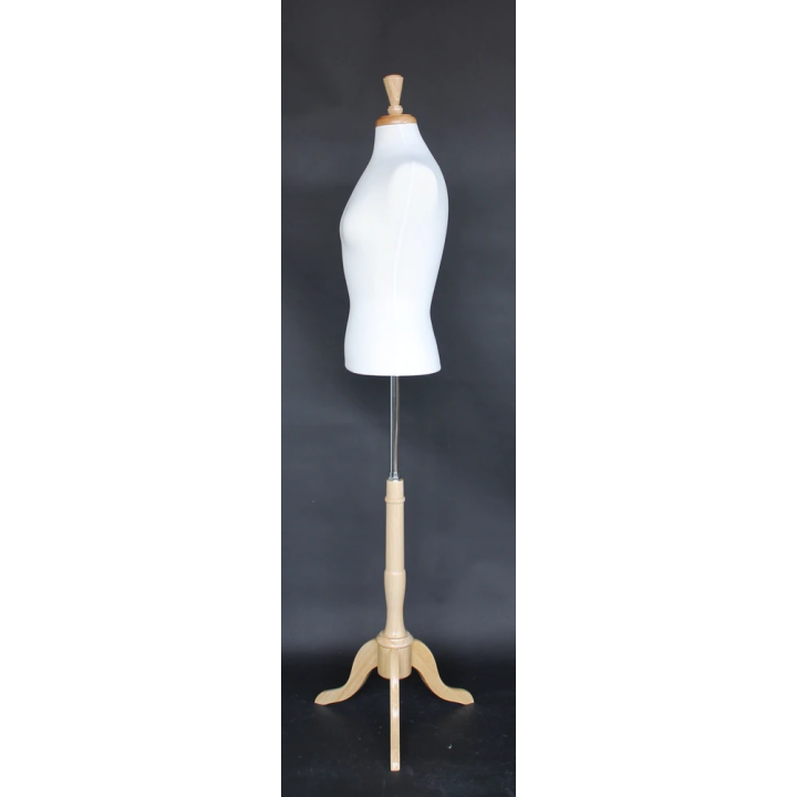 USED Size 6/8 Female Blouse Dress form mannequin with tripod base B7W-FR