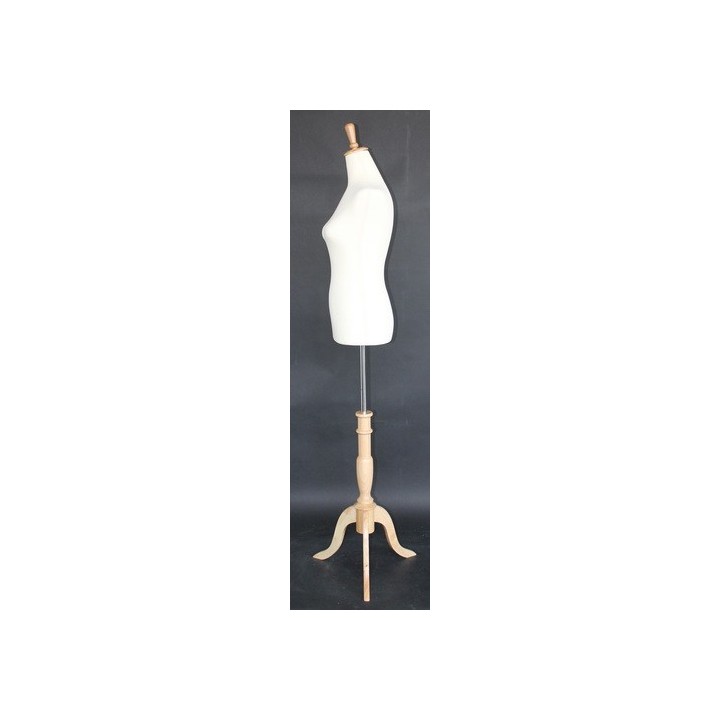 USED Size 4/6 Female Dress form mannequin with tripod base B20-FR