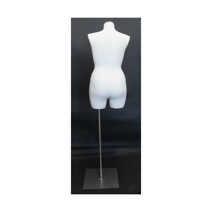 USED Size 16/18 PLUS SIZE White Female 3Q Dress form mannequin BF16-WM