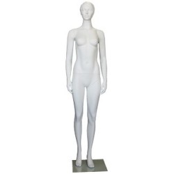 Standing upright Female Mannequin in Matte White finish SFW39-WT