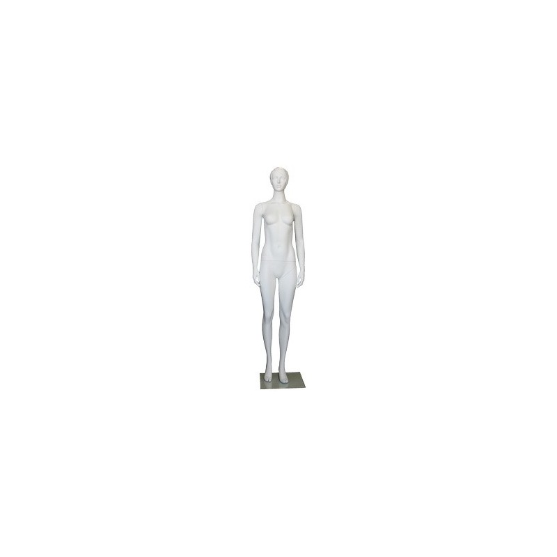 Standing upright Female Mannequin in Matte White finish SFW39-WT