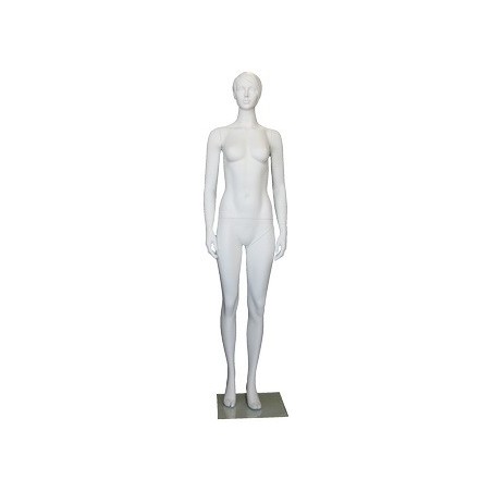 Standing upright Female Mannequin in Matte White finish SFW39-WT