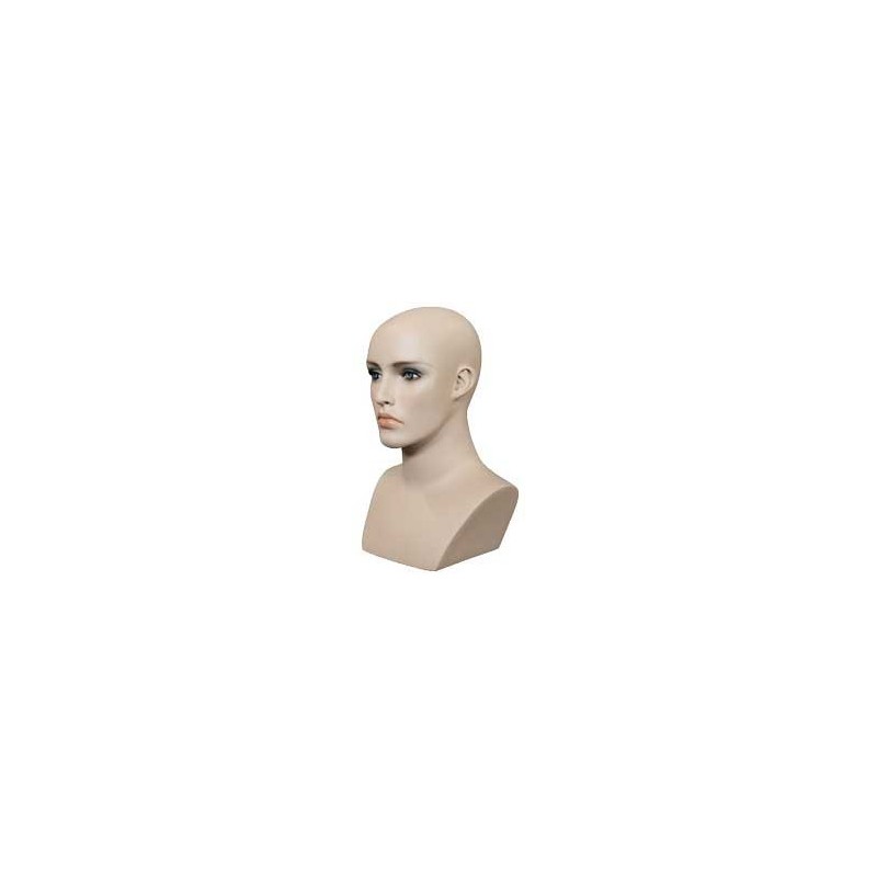 15 in H Skintone color Face make up Female Head Mannequin MH27-FT