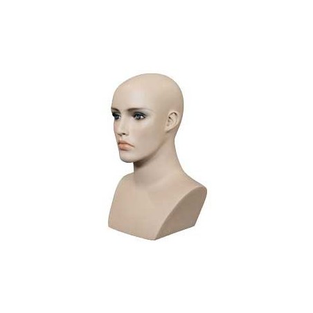 15 in H Skintone color Face make up Female Head Mannequin MH27-FT