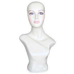 21.5 in H Skintone color Face make up Female Head Mannequin MH2-FT