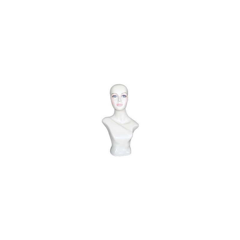 21.5 in H Skintone color Face make up Female Head Mannequin MH2-FT