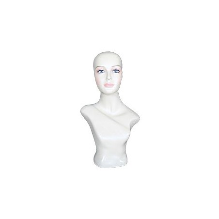 21.5 in H Skintone color Face make up Female Head Mannequin MH2-FT