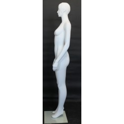 Standing upright Female Mannequin in Matte White finish SFW39-WT